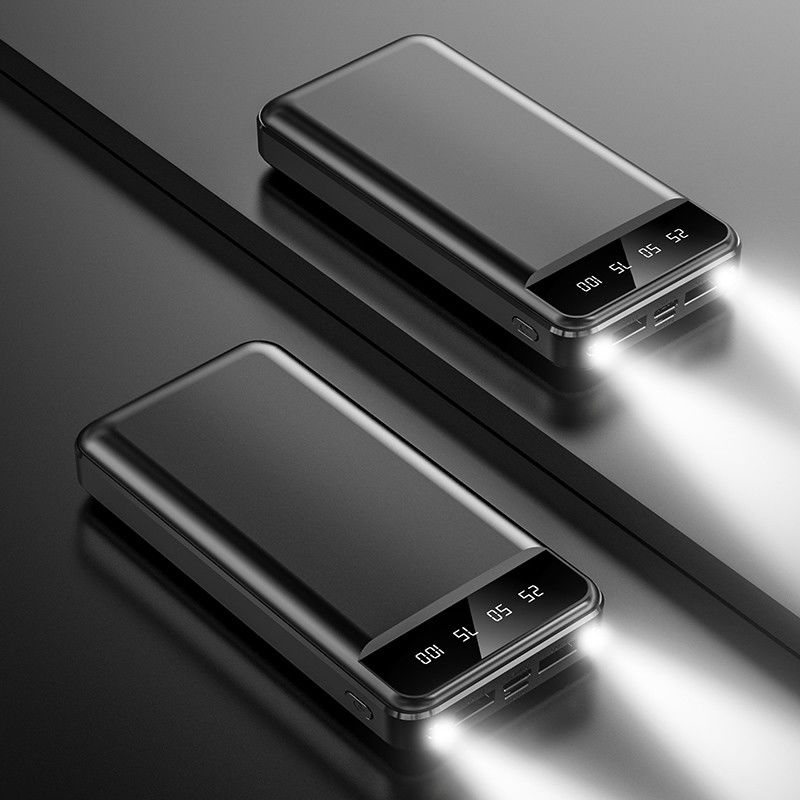 20000mah Dual USB Power Bank LED Display Portable Charger Large Capacity Custom Logo