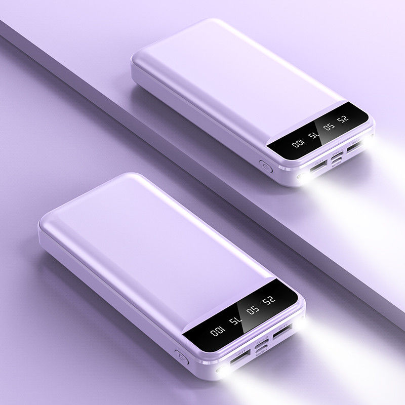 20000mah Dual USB Power Bank LED Display Portable Charger Large Capacity Custom Logo