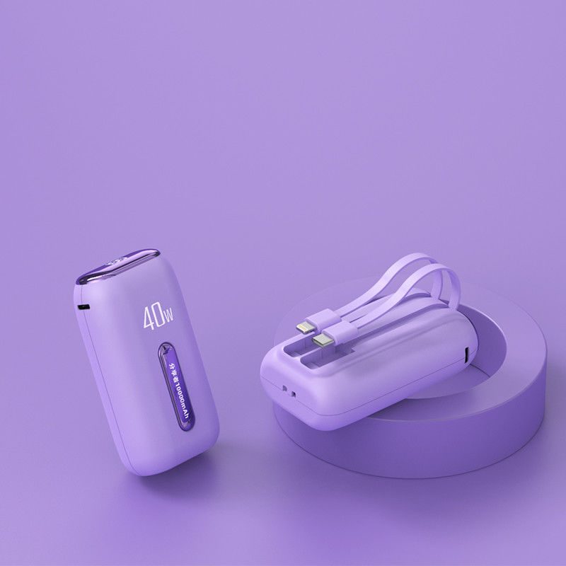 Small Portable External Battery 10000mah Fast Charging Power Banks & Power Station With Led Display