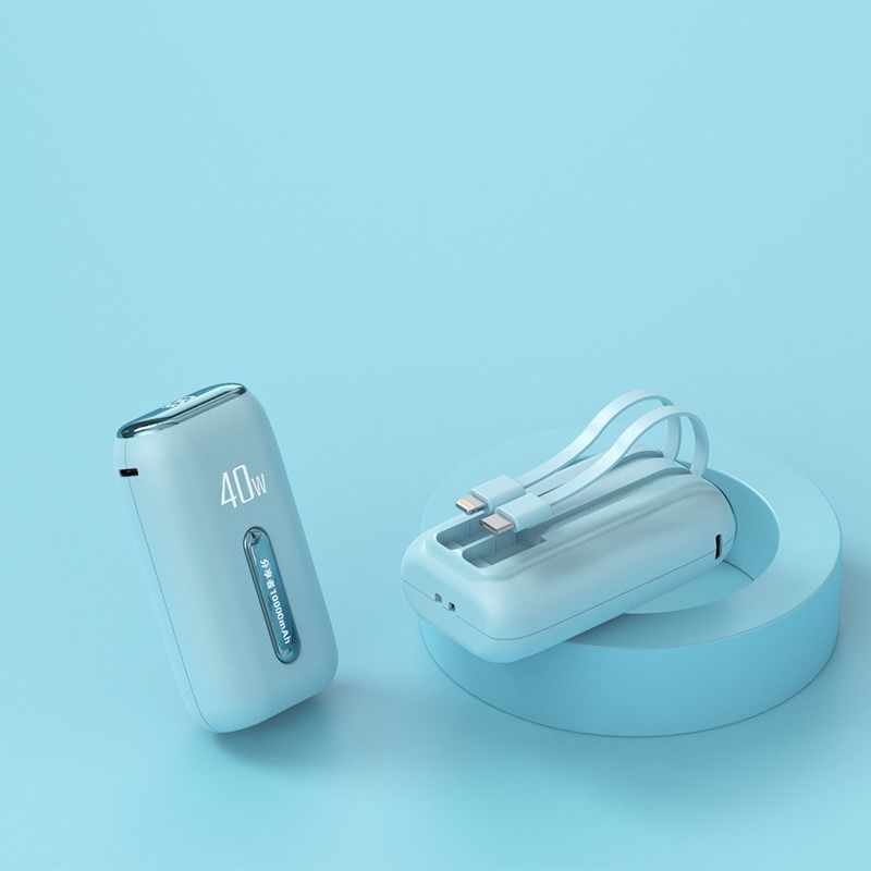 Small Portable External Battery 10000mah Fast Charging Power Banks & Power Station With Led Display