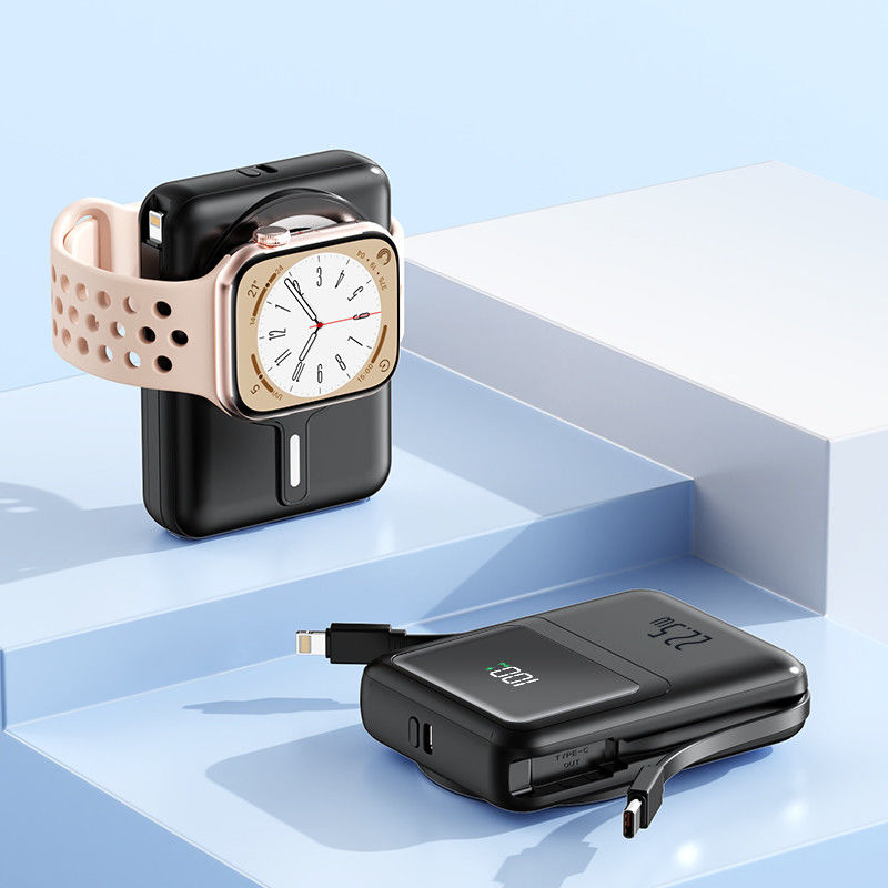 10000mAh Aluminum Alloy Type-C Power Bank W506 with 5V3A 9V2.2A Output and Type-C Input