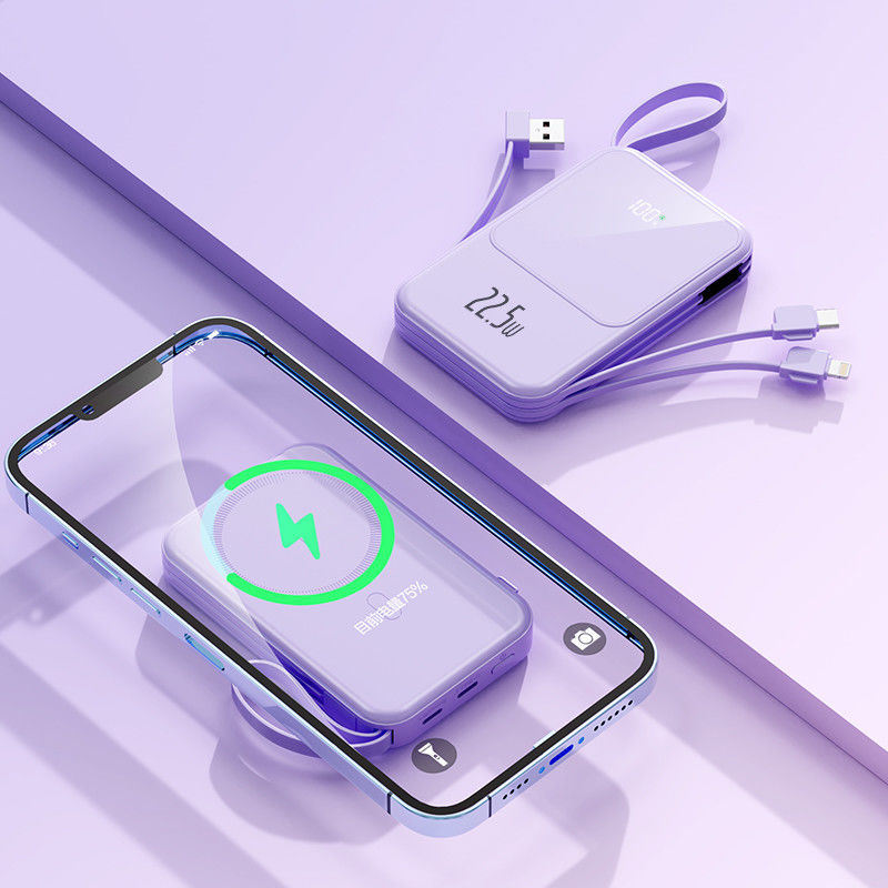 Belt Line 20000mAh Magnetic Wireless Charger Power Bank with 22.5W Input and Output