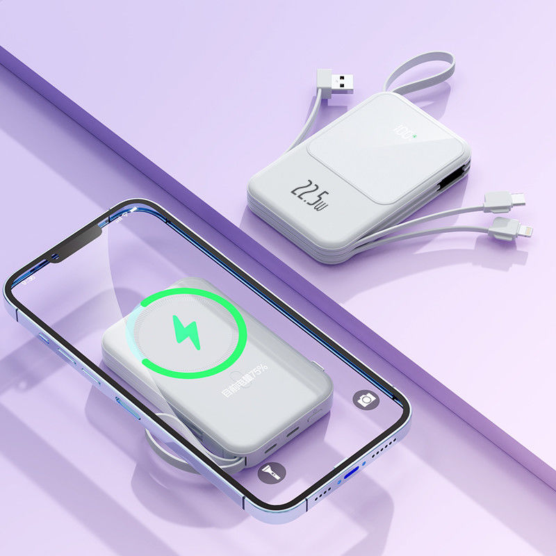 Belt Line 20000mAh Magnetic Wireless Charger Power Bank with 22.5W Input and Output