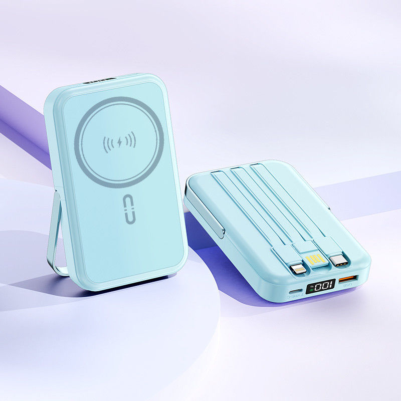 Customized Logo 10000mAh Wireless Fast Charge Powerbank with Magnetic Design
