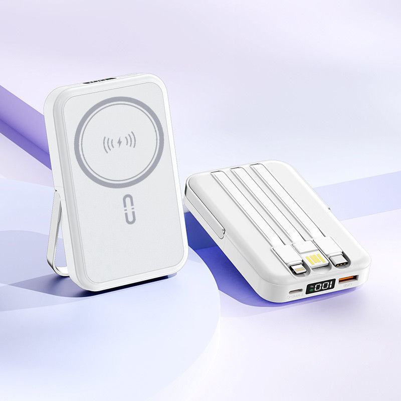 Customized Logo 10000mAh Wireless Fast Charge Powerbank with Magnetic Design