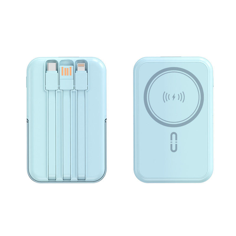 Customized Logo 10000mAh Wireless Fast Charge Powerbank with Magnetic Design