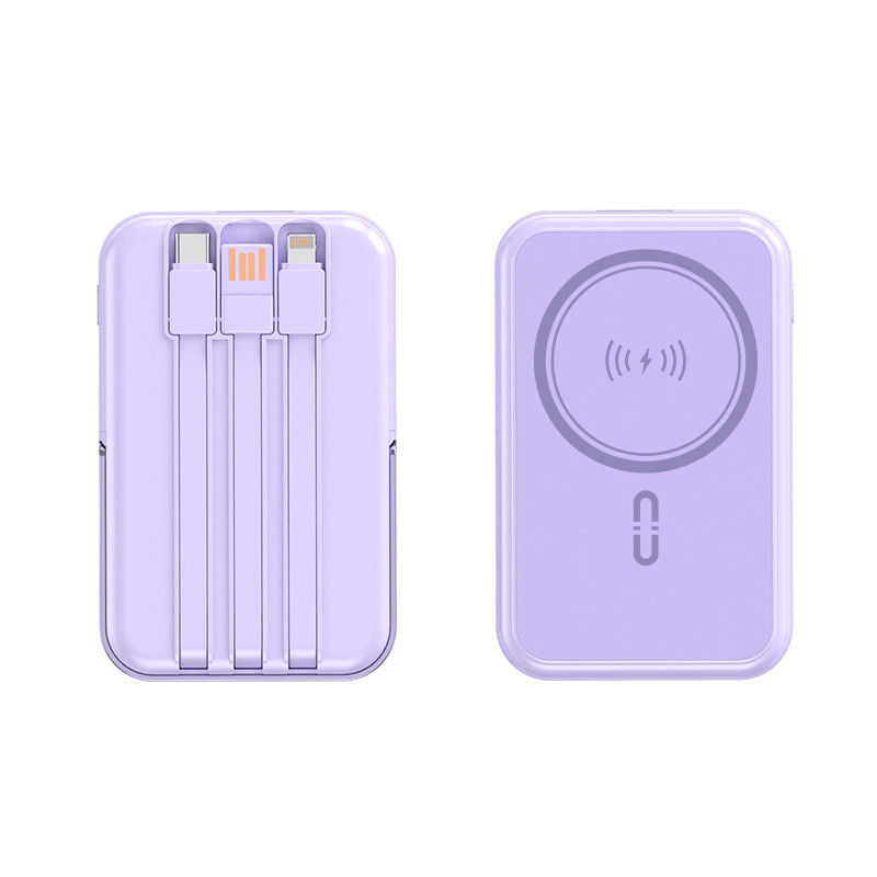 Customized Logo 10000mAh Wireless Fast Charge Powerbank with Magnetic Design