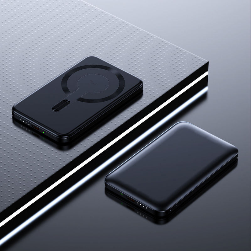 5000mAh Magnetic Wireless Power Bank Ultra-thin Portable Power Banks 2024 Design
