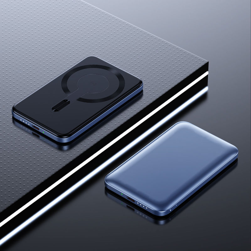 5000mAh Magnetic Wireless Power Bank Ultra-thin Portable Power Banks 2024 Design
