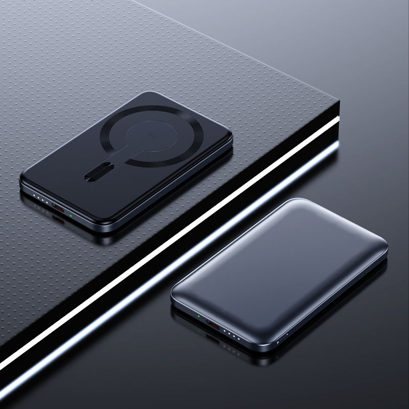 5000mAh Magnetic Wireless Power Bank Ultra-thin Portable Power Banks 2024 Design
