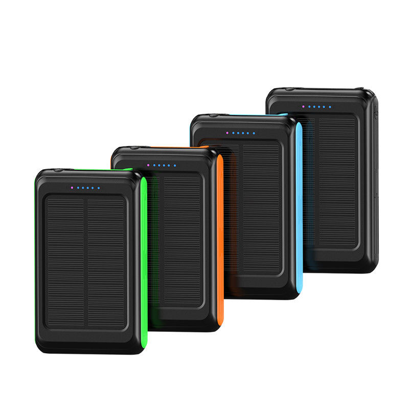 Portable Waterproof Magnetic Solar Power Bank with 5000MAH Capacity and LED Display