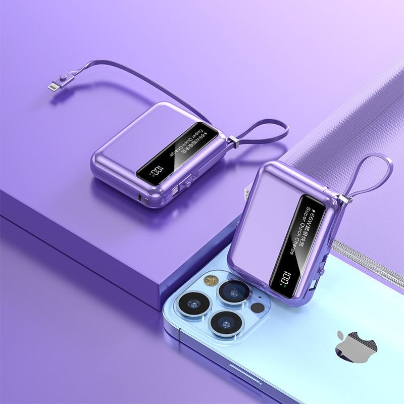 66W 20W 10000mAh Portable Mini Power Bank for Fast Charging Mobile Phones