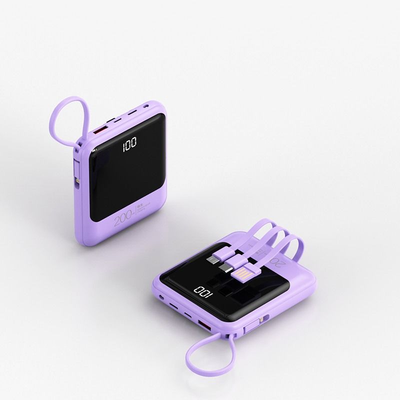 Outdoor Charging 20000mah Power Bank with LED Display and Universal Socket