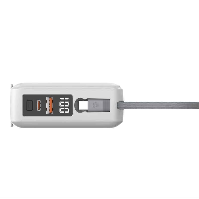 Small and Lightweight Power Bank with Type-C Input Interface and Digital Display