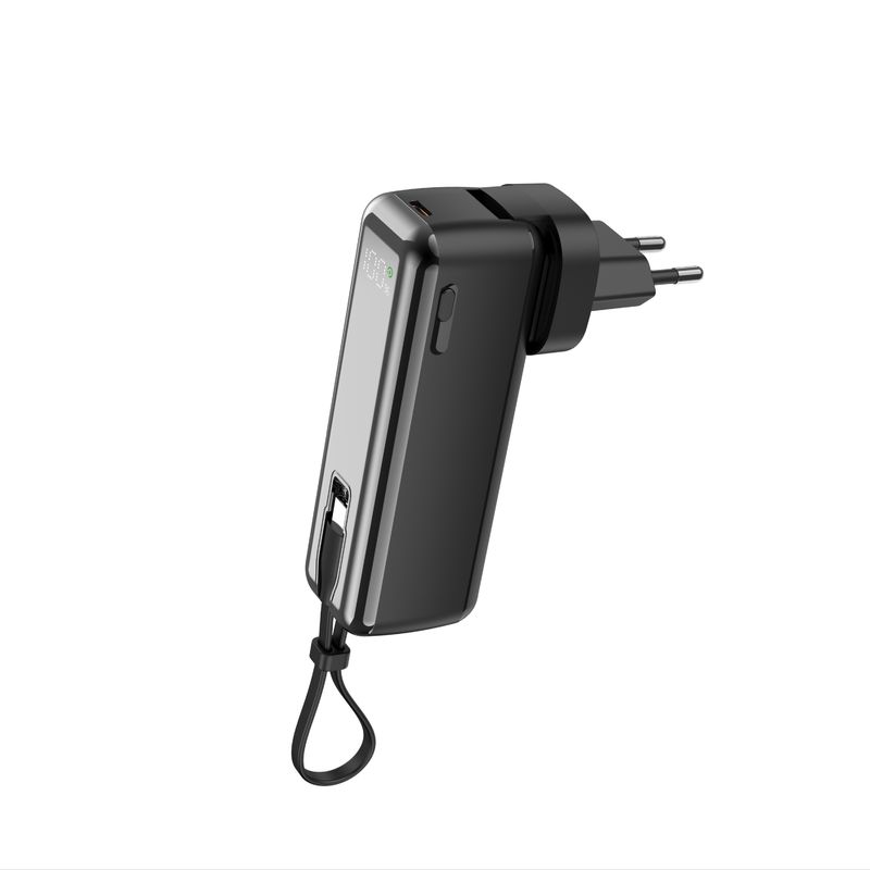 5000mAh Capsule Power Bank and Wall Charger Mini Portable Charger for All Devices