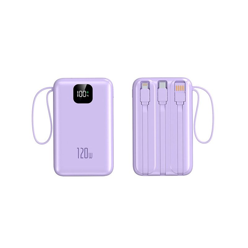 Durable 4 In1 Built In Cables 10000mAh Power Bank with Universal Socket Standard