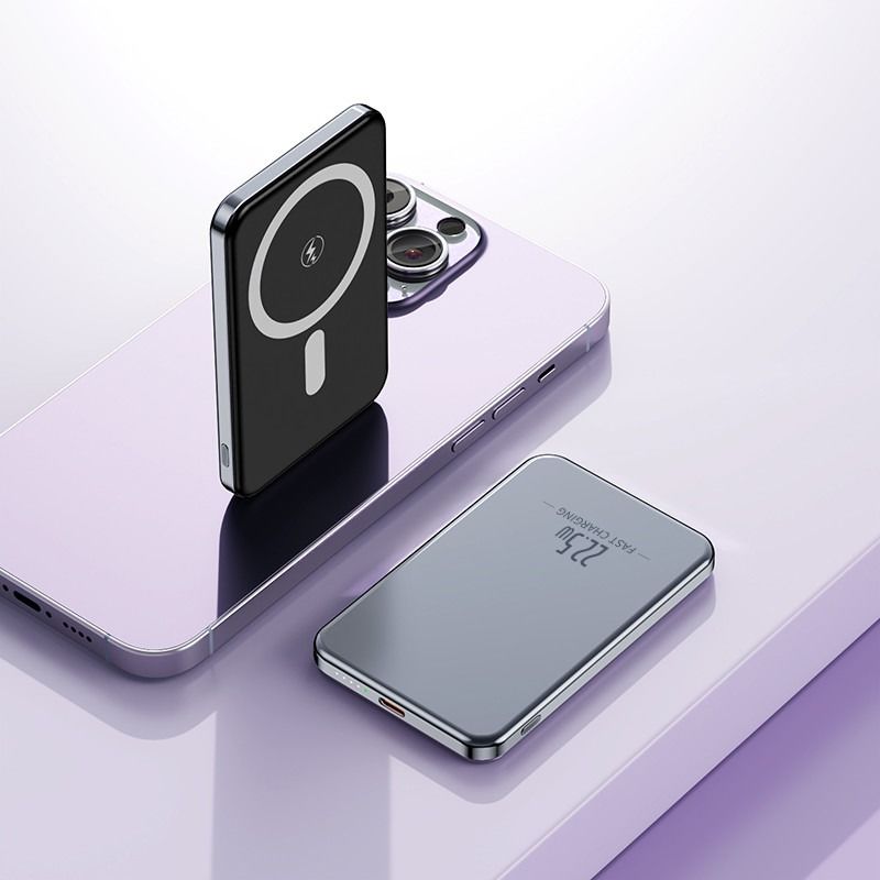 Mini Ultra Slim PD 20W Portable Mini Powerbank 15W Magnetic Wireless Charger Battery Fast Charger Power Bank 10000mah Fo